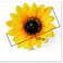 Sunflower Hair Clips Pin Sunflower Floral Hair Barrettes Yellow Sunflower Hairpins BBG55 (2 Pcs-Set)