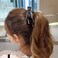 2 PCS Bow Banana Hair Clips, Ribbon Bowknot Ponytail Claw, Vertical Ponytail Claw Clip for Women Girls Banana Barrette Claw Hairpin Cute Ponytail Holder Hair Accessories