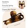 Bow Hair Clips for Women 3Pcs Elegant Bow Claw Clip 4.6&rdquo; Large Claw Clips for Thick Hair Strong Hold Bow Clips Non Slip French Clip Cute Hair Accessories