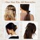 Hair Claw Clips for Women 4Pcs 2" Small Claw Clips Tortoise Shell Leopard Hair Clips for Thin Thick Hair Strong Hold Acetate French Clips Nonslip Jaw Clips Hair Accessories