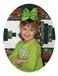 WD2U Girls 6" Classic Style Large Boutique Grosgrain Hair Bow Alligator Clip Emerald Green