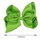 WD2U Girls 6" Classic Style Large Boutique Grosgrain Hair Bow Alligator Clip Emerald Green