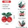 PLwelth Small Cherry Hair Claw Clips Mini Hair Clips for Women Girls Kids Cute Tiny Hair Clips for Thin Thick Hair Non Slip Sweet Barrettes Hairpins Fashion Hair Accessories for Daily Party