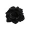 Sisadodo Hair Clip for Women - Black Flower Rose Hair Clip, Floral Hair Accessories, Flower Brooch Pin, Hair Barrettes for Women Girls, Gifts for Birthday, Christmas