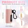 3PCS Lip Balm Holder Keychain Clip Chapstick Holder Key Chain Lipstick Holder Lip Gloss Sleeve with Quick Release Clip-Tight Elastic Holder Sleeve for Fat and Slim Lip Balms
