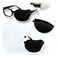 Adult/Kids Silk Glasses Eye Mask Amblyopia Strabismus Lazy Eye Patches Treat Lazy Eye and Strabismus(Black)