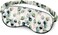 OLESILK 100% Natural Mulberry Silk Sleep Eye Mask Block Out Light, Fashion Printed Eye Mask Blindfold for Women Men Full Night Sleeping, Chic Eye Cover Eyeshade, Pattern 2