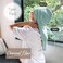 myHomeBody Hair Towel Wrap, Luxury Quick Drying Turban, Ultra Soft Absorbent Charcoal Fiber Cap, with Coconut Shell Button &ndash; Pine Green