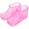 minkissy 1 Pair Foot Bath Shoes - Foot Bath Boots Portable Foot Soak Tub Foot Spa Shoes Foot Tub Bucket (Small Size Women 11 Men 9.5) Pink