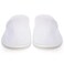 Frcctre 20 Pairs White Disposable Slippers, Closed Toe Soft Coral Fleece SPA Slippers for Women and Men, Comfortable Non-Slip Disposable Slippers for Travel Guests Hotel Home Salon