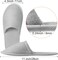 Geyoga 24 Pairs Disposable Slippers for Guests Bulk Women Men 2 Size Cotton Soft Hotel Spa Slippers for Home Indoor Travel Wedding Party