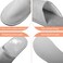 Geyoga 24 Pairs Disposable Slippers for Guests Bulk Women Men 2 Size Cotton Soft Hotel Spa Slippers for Home Indoor Travel Wedding Party