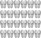 Geyoga 24 Pairs Disposable Slippers for Guests Bulk Women Men 2 Size Cotton Soft Hotel Spa Slippers for Home Indoor Travel Wedding Party