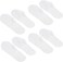 POCREATION Spa Slippers, 50 Pairs Plush Closed Toe Slippers Fit Size for Men and Women for Hotel Guest Used, White Non- Slippers
