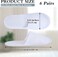 Aneco 6 Pairs Spa Slippers Disposable Closed Toe Slippers White Fluffy Guests Slippers for Home, Hotel Use