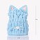 Hair Towel Cap - Cute Cat Bathroom Towel Hat, Coral Velvet Hair Towel Wrap for Women, Blue Hair Drying Towel Cap for Women &amp; Kids, Quick Dry Hair Turban for Curly Long &amp; Wet Hair