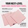 Boldify Quick Dry Microfiber Towel Wrap for Women - for Thin and Curly Hair - Anti Frizz Plopping Towel, Fast Drying Turban - Pink