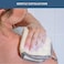 S&amp;T INC. Exfoliating Washcloths, Dual Sided for Face and Body Scrub Towel, 9.9 Inch x 9.9 Inch, Grey, 3 Pack