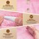 NEXCOVER Hair Towel Microfiber, 2 Pack Pink 9.8 inch X 25.5 inch Hair Wrap,Ultra Absorbent Hair Turbans,Fast Drying Head Towels for Women Wet Hair,Long,Curly,Thick,Frizzy Hair