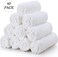 Shimeyao 40 Pack Bleach Proof Towels Microfiber Absorbent Resistant Hair Hand Towels Bulk Quick Dry 16 x 29 Inches for Barber Gym Bath Spa Shaving (White)