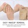 SINLAND Microfiber Facial Cloths Fast Drying Washcloth 12inch x 12inch (6pack, Cream)