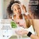 WHAVEL 6PCS Terry Cloth Spa Set - Puffy Sponge Headband &amp; Wrist Towels for Face Washing, Women &amp; Girls