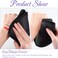 Macarrie 48 Pcs Makeup Towels Mom Gifts Bulk for Women St Patrick Employee 12 x 12 Inch Make up Cloth Microfiber Washcloth Reusable Remover Face Skin Cleaning Soft Absorbent Spa Facial(Black)