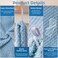 Hair Towel Wrap, 4 Packs 9.8 X 25.6 Inch Towel Turbans for Wet Hair, Dry Hair Towel, Headbands for Curly and Long Hair - Bathroom Must-Have for Ladies