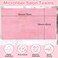Newwiee 72 Pack Microfiber Bleach Proof Towels Bulk for Salon 18 x 30 Inch Dry Lint Free Hair Drying Hand Towels for Hair, Gym, Bath, Spa, Shaving, Barber(Pink)