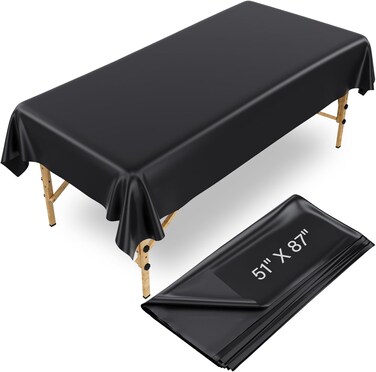 Noverlife 87x51in Massage Table Sheet, Reusable Wax Mat Pad Waterproof Massage Bed Cover Sheet, PVC Waxing Mat for Esthetician Bed Oilproof Waxing Table Sheet Fabric SPA Bed Cover for Beauty, Tattoo