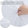 Massage Table Skirt,Massage Face Rest Cover,and Massage Table Under Storage 3pcs Set,SPA Bed Cover,Bed Valance,Soft and Stretchable Fabric Fit Different Size (White)