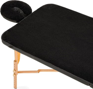 Comfyanno Fleece Massage Table Pad Set, Professional Massage Bed Topper 2 Pieces Set, Extra Soft &amp; Warm, Includes Premium Fleece Massage Table Topper &amp; Face Cradle Cover, 31&rdquo; W x 72&rdquo; L