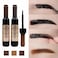 Wine Eyebrow Gel 3 Colors Wine Bottle Tattoo Brow Gel Tint Eyebrow Beauty Dyeing Eyebrow Cream Peelable Tearing Eyebrow Colouring Gel Waterproof Quick Dry Dyeing No Smudge Easy to Color