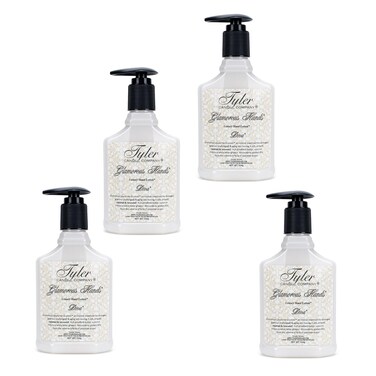 Tyler Glamorous Luxury 8 ounce Hand Lotion Pack of 4, Diva
