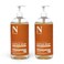 Dr. Natural Castile Liquid Soap - Multi-Use Body Wash, Shampoo and Face Wash - Hydrating Body Soap for Skin, Hair, Pets and Home - Almond - 2 pc