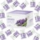 18 Pack Natural Foaming Hand Soap Tablets - Soft Moisturizing Handwash Tab Refills - 1 Tablet = 9 Oz Refillable Liquid Wash Foam Handsoap - Eco-Friendly Paper Softsoap Refill Tabs (Lavender)
