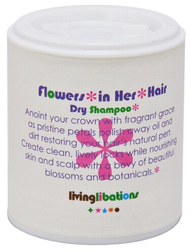 LIVING LIBATIONS - Organic Flowers in Her Hair Dry Shampoo   Natural, Wildcrafted, Vegan Clean Beauty (1.69 oz   50 ml)