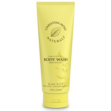 Christina Moss Naturals Moisturizing Body Wash with Clean, Plant Based Ingredients, No Parabens or Sulfates, Gentle, Easy to Rinse Off, For All Skin Types, Lemon Verbena