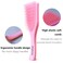 Detangler Hair Brush for Adults &amp; Kids (2 Count)- Natural, Curly, Straight, Wet or Dry Hair, Three Layer Comb Structure, Massages Scalp (Purple + Pink)