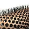 Phillips Brush Luxe Vented Thermal Round 2 Brush - 2.5 inch Diameter Vented Barrel Brush with Heat Retaining Aluminum Core, Sleek Rose Gold &amp; Black Colorway