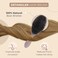 Hair Brush - Hair Brush for Thick, Curly, Natural Black Hair - Boar Bristle, Nylon, Flexible, Wet Hair Brush - 360 Wave Brush - Beige