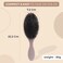 Hair Brush - Hair Brush for Thick, Curly, Natural Black Hair - Boar Bristle, Nylon, Flexible, Wet Hair Brush - 360 Wave Brush - Beige