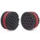 Small Hole Hair Sponge Brush for Twists Dreads Natural Hair Afro Curl Barber 2 PCS