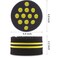 Small and Big Hole Hair Sponge for Twist Dreads Locking Afro Curl Brush Barber 2 PCS