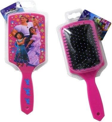 UPD Disney Encanto Paddle Hair Brush with Hangtag, Pink