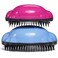Knot Genie Detangling Hair Brush for Kids (Pink Relief)   Perfect Detangling Brush for Curly Hair, Gently Separate Tangles, Leaves Hair Smooth and Shiny   The Pain Free Knot Detangler