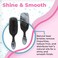 Wet Brush Shine Enhancer Hair Brush, Terrain Texture Gravel - Ultra-soft IntelliFlex Bristles - Natural Boar Bristles Leave Hair Shiny And Smooth For All Hair Types