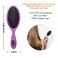 Wet Brush Detangling Hair Brush - Purple - 2 Pack Detangler - Comb for Women, Men &amp; Kids - Wet or Dry &ndash; Removes Knots and Tangles, Best for Natural, Straight, Thick &amp; Curly Hair &ndash; Pain Free