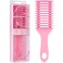 Vented Detangling Hair Brush Faster Blow Drying Hair Brush Wet &amp; Dry Scalp Massager for All hair types Glides Through Tangles Ease for Men &amp; Women &amp; Children &amp; Kids (Pink)