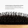 RHOS Boar Bristles Hair Brush for Women and Men, Anti-Static Wooden Paddle Brush for Detangling, Smoothing, Scalp Massage, Enhance Shine &amp; Health